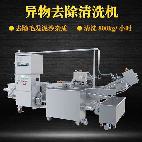 水果自動清洗機，有效清洗，去除泥沙