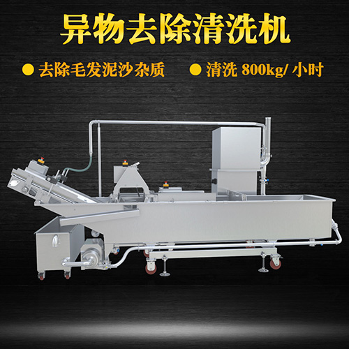 環(huán)速商用果蔬清洗機，氣泡清洗，清洗800kg小時